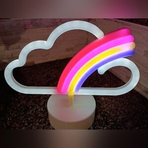 Neon Cloud and Rainbow Light